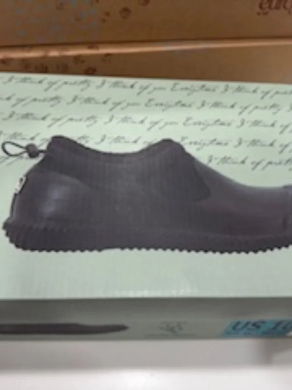 Kensie Women's Carmella Anti-Slip Fleece Lined Rain Shoes - SIZE 10